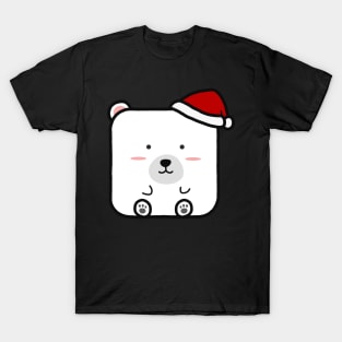 Funny Square Bear Christmas T-Shirt